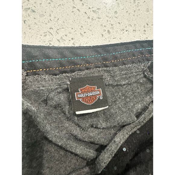 Harley-Davidson heart rhinestone shirt Size XL - Picture 4 of 6